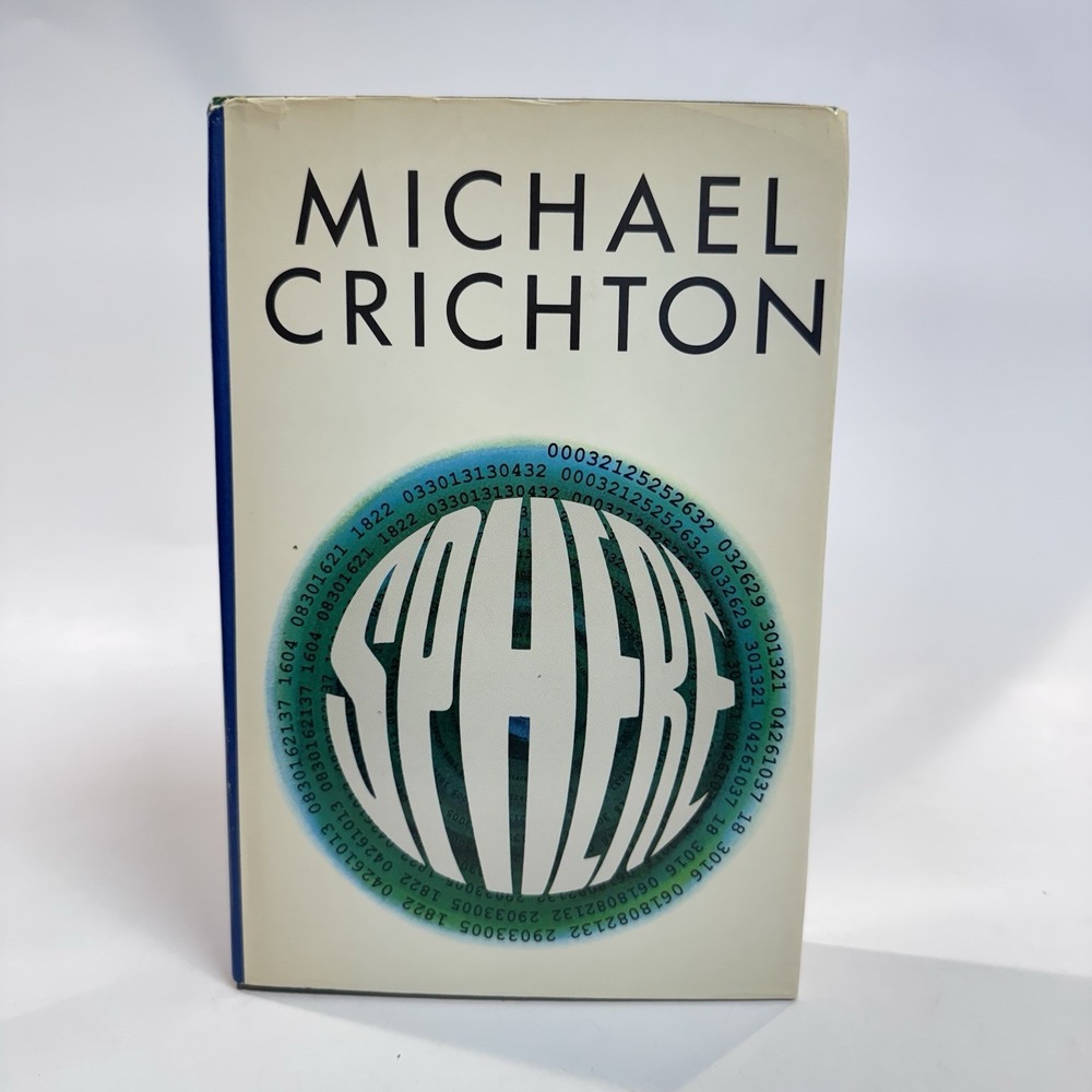 Sphere by Michael Crichton 1987 Knopf USA HC w DJ Book Novel in LNC
